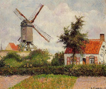 クノック ベルギーの風車 1894 カミーユ ピサロ Oil Paintings
